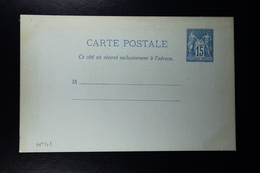 France: Carte Postal Sage 15C. Type J1 - Cartes Postales Types Et TSC (avant 1995)