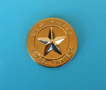 TEXAS RANGERS - U.S. OF AMERICA Old Rare Pin Badge * Large Size * Police Gendarmerie Gendarmeria Policia Polizei Polizia - Policia