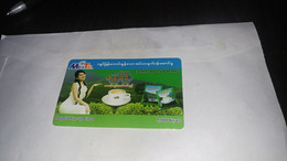 Myanmar- Birmanie Burma-MECTEL-cdma20001x800-(5000kyats)-(6)-(1120000061446805)-gsm Prepiad-used Card+1prepiad Card Free - Myanmar (Burma)