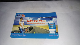 Myanmar- Purified Drinking Water-(5.000 Kyats)(13)-There Is A Fold(1120000011859334)-used+1prepiad Free - Myanmar (Burma)