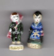 Fèves Duo LES PROVINCES DE FRANCE 1993 - Couple De SAVOIE - Région