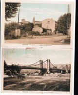 [13] Bouches-du-Rhône > Mallemort  Lot De 2 CPSM  16/06/1948-Le PONT//l'Eglise Et Les Ruines 30/04/1945 - Mallemort