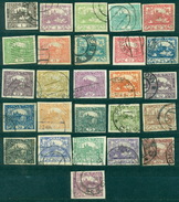 Czechoslovakia, Used Series Hradcany Serie Pof. 1-26 (6,9,13 Cut Perforation) - Used Stamps