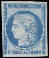 R37f 20c. Bleu Clair, REIMPRESSION Granet, TB. C - Other & Unclassified