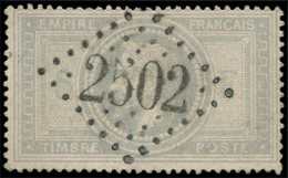 33    5f. Violet-gris, Obl. GC 2502, TTB - Autres & Non Classés