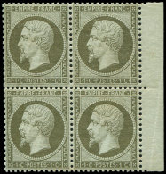 19a   1c. Bronze, BLOC De 4 Bdf, Très Bon Centrage, TB - Sonstige & Ohne Zuordnung