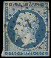 15   25c. Bleu, Obl. PC 1 (Abbeville), 1 Filet Effleuré, B/TB - Andere & Zonder Classificatie