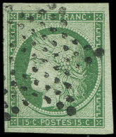 2    15c. Vert, Oblitéré ETOILE, TTB - Altri & Non Classificati