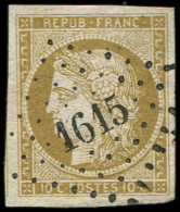 1b   10c. Bistre VERDATRE, Obl. PC 1615, TTB - Sonstige & Ohne Zuordnung