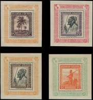 Ruanda Et Urundi, BF N°1A/4A, UPU 1949 (tirage 300), N°1 Froissure De Gomme, Sinon TB, Cote Et N° COB - Autres & Non Classés