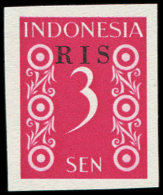 INDONESIE 5 : 3s. Rouge, Surcharge RIS Case 72, Avec Certificat, TB, Cote Zonnebloem - Sonstige & Ohne Zuordnung