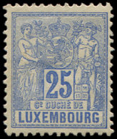 LUXEMBOURG 54 : 25c. Outremer, TB - Autres & Non Classés