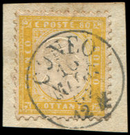 ITALIE 5 : 80c. Jaune-rouge Obl. Càd 16/3/62 CUNEO S. Fragt, TB. C - Other & Unclassified