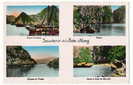 CPSM - INDOCHINE - Souvenir De La Baie D'Along - Vues Multiples - Viêt-Nam