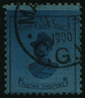 N°22 3p Bleu S/bleu - TB - Cape Of Good Hope (1853-1904)