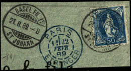 N°84 50c Bleu, Dent 9 1/2 - TB - Sonstige & Ohne Zuordnung