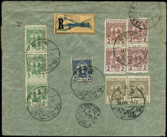 Postes Chérifiennes N°5-9x2-10x4-11x3 Obl Càd Fes 7/13 Mixte Avec Maroc N°28ax3-29-29cx2 Obl C&agr - Other & Unclassified