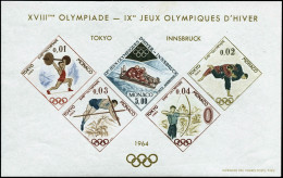 N°7 Bloc Spécial Jeux Olympiques De Tokyo 1964 - TB - Other & Unclassified