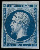 N°14A 20c Bleu, Type I - TB - 1853-1860 Napoleon III