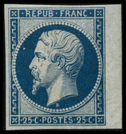 N°10c 25c Bleu, Réimp - TB - 1852 Luigi-Napoleone