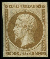 N°9c 10c Bistre Clair Réimp - TB - 1852 Louis-Napoléon