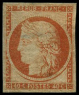 N°5c 40c Orange, Gomme Brunâtre, Signé JF Brun - TB - 1849-1850 Ceres