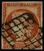 N°5 40c Orange - B - 1849-1850 Ceres