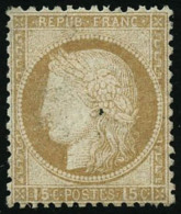 N°55 15c Bistre, Signé Calves - TB - 1871-1875 Ceres