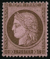N°54 10c Brun S/rose - TB - 1871-1875 Ceres