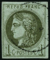 N°39Ca 1c Olive R3 - TB - 1870 Ausgabe Bordeaux