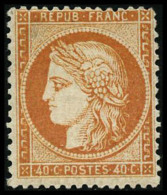 N°38 40c Orange, Signé Calves Et Roumet - TB - 1870 Belagerung Von Paris