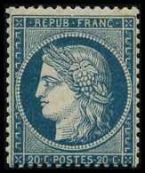 N°37 20c Bleu - TB - 1870 Belagerung Von Paris