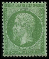 N°35 5c Vert Pâle/bleu - TB - 1863-1870 Napoleon III With Laurels