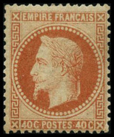 N°31 40c Orange, Signé JF Brun - TB - 1863-1870 Napoléon III. Laure