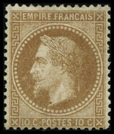 N°28A 10c Bistre, Type I - TB - 1863-1870 Napoléon III. Laure