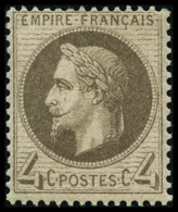 N°27 4c Gris - TB - 1863-1870 Napoleon III With Laurels