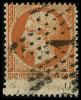 N°23 40c Orange, Superbe Variété De Piquage - B - 1862 Napoléon III.