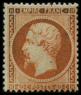 N°23 40c Orange - TB - 1862 Napoleone III