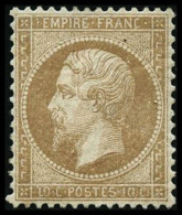 N°21 10c Bistre, Pièce De Luxe - TB - 1862 Napoleone III