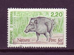 Andorre Français YV 382 O 19689 Sanglier - Animalez De Caza