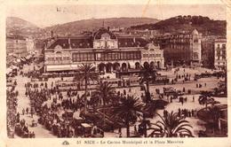 Delcampe - NICE -06- LA CASINO MUNICIPAL ET LA PLACE MASSENA - Monuments, édifices