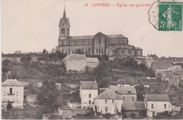 LORMES (58) Eglise . Vue Générale - Lormes