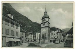 Suisse // Schweiz// Swizzera //  Uri // Altdorf, Dorfplatz Mit Telldenkmal - Altdorf