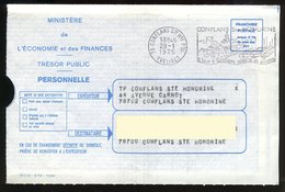 France 1975 - Trésor Public - Trésorie Principale De Conflans-Sainte-Honorine - Civil Frank Covers