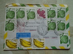 D149080  Cover Brasil - Used Stamps 1999  Fruits Banana - Brieven En Documenten
