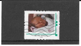 FRANCE.TIMBRE COLLECTOR MONTIMBRAMOI PERSONNALISE OBLITERE " NAISSANCE ".MONTIMBRAMOI. LETTRE VERTE 20 G - Used Stamps