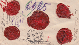 Russia Postal History. Money Letter To Mount Athos 5 Rubles From STAROMINSKAYA Krasnodar Province - Covers & Documents
