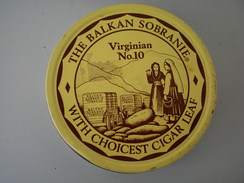 The Balkan Sobranie  Virginian With Choicest Cigar Leaf Tobacco In A Box - Boites à Tabac Vides