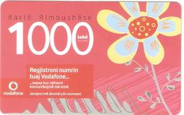 Albania-Prepaid Card By VODAFONE, Sample - Albanië