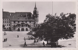 CARTE PHOTO PERROCHET, SUISSE,SWITZERLAND,SWISS, HELVETIA,SCHWEIZ,SVIZZERA ,FRIBOURG,HOTEL DE VILLE - Fribourg